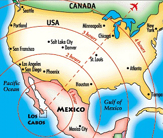 Mapa Los Cabos